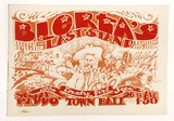 Artist: Fane, Mike. | Title: Blertas Last Stand | Date: 1973 | Technique: screenprint, printed in colour, from multiple stencils