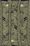 Artist: b'Kantilla, Osmond.' | Title: b'Wrapping paper: Pumpuni' | Date: 1986 | Technique: b'screenprint, printed in colour, from three stencils'