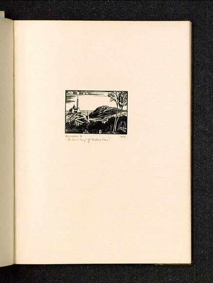 Artist: b'McGrath, Raymond.' | Title: b'(The gates of heaven).' | Date: 1924 | Technique: b'wood-engraving, printed in black ink, from one block' Artist: b'McGrath, Raymond.' | Title: b'(The gates of heaven).' | Date: 1924 | Technique: b'wood-engraving, printed in black ink, from one block'