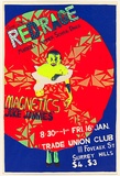 Artist: Lane, Leonie. | Title: Come have a Red Rage - Marxist Summer School Dance. | Date: 1980 | Technique: screenprint, printed in colour, from four stencils | Copyright: © Leonie Lane