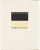 Artist: b'Burgess, Peter.' | Title: b'heartfield: fade hitler.' | Date: 2001 | Technique: b'computer generated inkjet prints, printed in colour, from digital file'