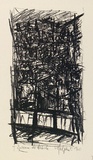 Artist: Halpern, Stacha. | Title: not titled [Paris scene] | Date: 1965, November | Technique: lithograph, printed in black ink, from one stone [or plate]