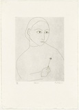 Artist: Dickerson, Robert. | Title: Daisy. | Date: 1992 | Technique: etching, printed in black ink, from one zinc plate