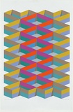 Artist: Hardy, Cecil. | Title: Colour column | Date: 1973 | Technique: screenprint, printed in colour, from multiple stencils