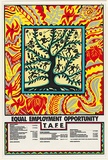 Artist: Fieldsend, Jan. | Title: Equal Employment Opportunity TAFE. | Date: 1987 | Technique: screenprint, printed in colour, from five stencils