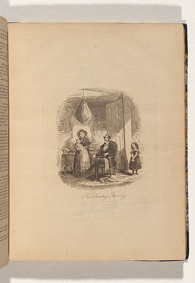 Artist: Carmichael, J. | Title: The Dombey family | Date: 1847 | Technique: etching, printed in black ink, from one plate