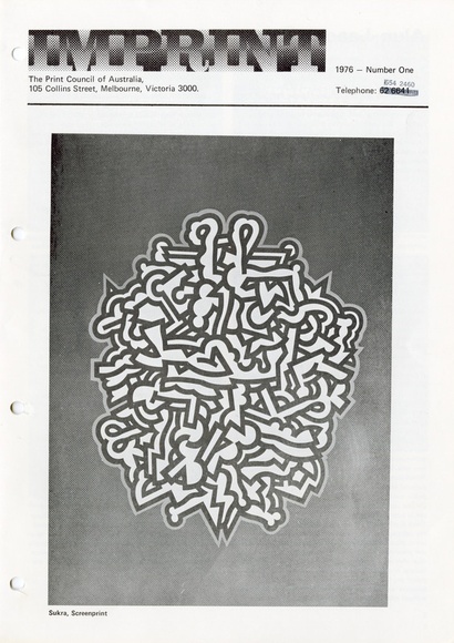 Artist: b'PRINT COUNCIL OF AUSTRALIA' | Title: b'Periodical | Imprint. Melbourne: Print Council of Australia, vol. 11, no. 1, 1976' | Date: 1976 Artist: b'PRINT COUNCIL OF AUSTRALIA' | Title: b'Periodical | Imprint. Melbourne: Print Council of Australia, vol. 11, no. 1, 1976' | Date: 1976