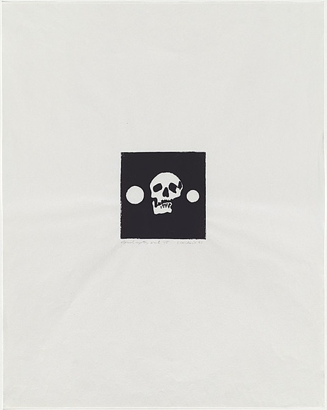 Artist: b'Carchesio, Eugene.' | Title: b'Eternal mystery print [3].' | Date: 1993 | Technique: b'woodcut, printed in black ink, from one block'