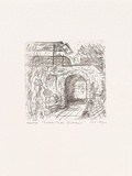 Artist: MEYER, Bill | Title: Sculptors garden. Yerushalayim | Date: 1992 | Technique: etching, printed in black ink, from one zinc plate | Copyright: © Bill Meyer
