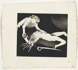 Artist: BOYD, Arthur | Title: 'Just as Menalaus, they say...'. | Date: (1970) | Technique: etching and aquatint, printed in black ink, from one plate | Copyright: Reproduced with permission of Bundanon Trust