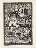 Artist: b'Franklin, Annie.' | Title: b'Yikikini.' | Date: 1990