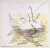 Artist: COLEING, Tony | Title: Drawing for sculpture [1]. | Date: 1970 | Technique: lithograph, printed in colour, from two stones [or plates]