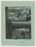 Artist: URE SMITH, Sydney | Title: The Argyle Cut | Date: 1920s | Technique: lithograph, printed in black ink, from one stone