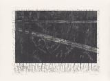 Artist: MEYER, Bill | Title: Cosmic cheese cutter | Date: 1981 | Technique: photo-etching, aquatint, drypoint, printed in black ink, from one zinc plate (mitsui pre-coated photo-engraving plate) | Copyright: © Bill Meyer