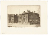 Artist: PLATT, Austin | Title: Sydney Grammar School | Date: 1945 | Technique: etching, printed in black ink, from one plate