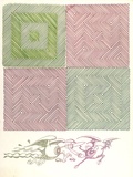 Artist: Dean, Chris. | Title: Eyes fighting | Date: c.1972 | Technique: screenprint, printed in colour, from multiple stencils