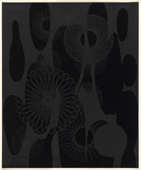 Artist: b'Band, David.' | Title: b'Waiting for butterflies No.17.' | Date: 2002 | Technique: b'etching, screenprint and monotype, printed in colour, from multiple matrices' Artist: b'Band, David.' | Title: b'Waiting for butterflies No.17.' | Date: 2002 | Technique: b'etching, screenprint and monotype, printed in colour, from multiple matrices'
