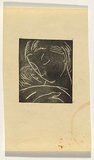 Artist: Bell, George.. | Title: (Mother and child). | Technique: linocut, printed in black ink, from one block