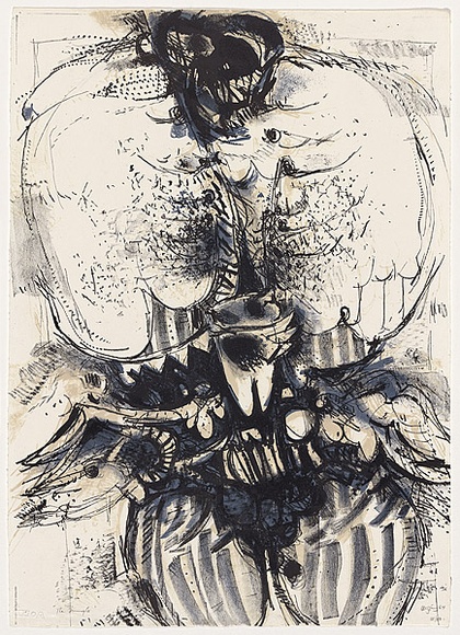 Artist: b'Hessing, Leonard.' | Title: b'The jungle' | Date: 1964 | Technique: b'lithograph, printed in colour, from three zinc plates' Artist: b'Hessing, Leonard.' | Title: b'The jungle' | Date: 1964 | Technique: b'lithograph, printed in colour, from three zinc plates'