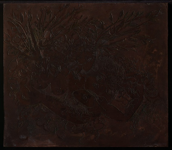 Artist: b'BOYD, Arthur' | Title: b'Plate 72: Daphne (from Elektra backdrop).' | Date: 1962-63 | Technique: b'etched plate' | Copyright: b'This work appears on screen courtesy of Bundanon Trust' Artist: b'BOYD, Arthur' | Title: b'Plate 72: Daphne (from Elektra backdrop).' | Date: 1962-63 | Technique: b'etched plate' | Copyright: b'This work appears on screen courtesy of Bundanon Trust'