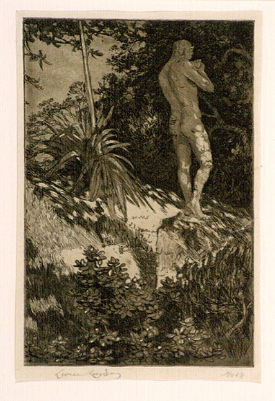 Artist: b'LINDSAY, Lionel' | Title: b'Afternoon' | Date: 1908-09 | Technique: b'etching, aquatint and drypoint, printed in brown ink with plate-tone, from one plate' | Copyright: b'Courtesy of the National Library of Australia' Artist: b'LINDSAY, Lionel' | Title: b'Afternoon' | Date: 1908-09 | Technique: b'etching, aquatint and drypoint, printed in brown ink with plate-tone, from one plate' | Copyright: b'Courtesy of the National Library of Australia'