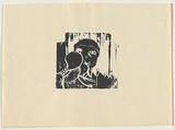 Artist: Johnson, Tim. | Title: not titled | Date: 1976 | Technique: woodcut, printed in black ink, from one block | Copyright: © Tim Johnson