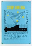Artist: b'Martin, Mandy.' | Title: b'Stop Omega' | Date: (1975) | Technique: b'screenprint, printed in colour, from multiple stencils' | Copyright: b'\xc2\xa9 Mandy Martin. Licensed by VISCOPY, Australia'
