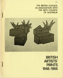 British Artists Prints' 1948 - 1966. The British Council in association with the Arts Council of Australia.