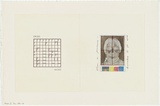 Artist: MADDOCK, Bea | Title: Pages | Date: 1979 | Technique: photo-etching, burnishing, relief-etching and letterpress, printed in colour