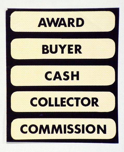 Artist: b'Comfortable Artworks Inc.' | Title: b'Comfortable Artwords' | Date: c.1970 | Technique: b'screenprint, printed in colour, from multiple stencils' Artist: b'Comfortable Artworks Inc.' | Title: b'Comfortable Artwords' | Date: c.1970 | Technique: b'screenprint, printed in colour, from multiple stencils'