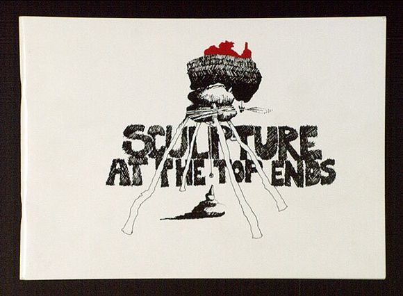 Artist: b'PHOLEROS, Paul' | Title: b'Sculpture at the top ends. 1977. Published by the Experimental Art Foundation, St. Peters.' | Technique: b'offset-lithograph, printed in black ink' Artist: b'PHOLEROS, Paul' | Title: b'Sculpture at the top ends. 1977. Published by the Experimental Art Foundation, St. Peters.' | Technique: b'offset-lithograph, printed in black ink'