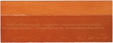 Artist: MADDOCK, Bea | Title: Terra Spiritus...with a darker shade of pale | Date: 1993-98 | Technique: stencil print, printed in hand-ground Launceston ochre from multiple hand-cut mylar stencils; letterpress text blind printed; hand-drawn script