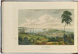 Artist: b'Lycett, Joseph.' | Title: b'Newcastle, New South Wales.' | Date: 1824 | Technique: b'etching, aquatint and roulette, printed in black ink, from one copper plate; hand-coloured'