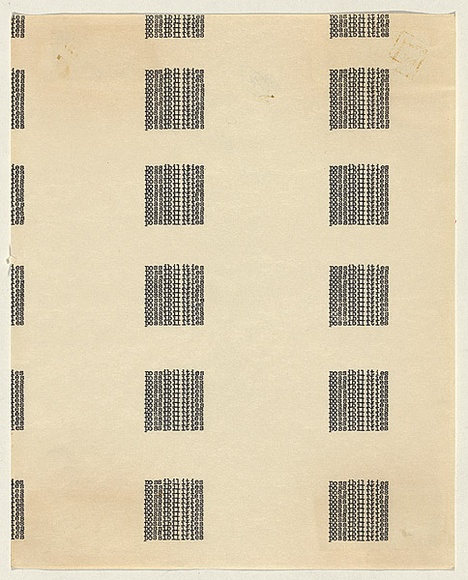 Title: b'Section B (Word situations) - 32 Possibilities: No. 29, 8(A)' | Date: (1970-71) | Technique: b'typewriter' Title: b'Section B (Word situations) - 32 Possibilities: No. 29, 8(A)' | Date: (1970-71) | Technique: b'typewriter'