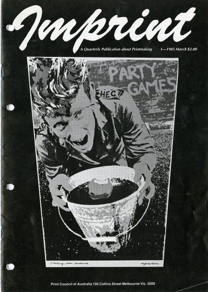 Artist: b'PRINT COUNCIL OF AUSTRALIA' | Title: b'Periodical | Imprint. Melbourne: Print Council of Australia, vol. 20, no. 1, 1985' | Date: 1985 Artist: b'PRINT COUNCIL OF AUSTRALIA' | Title: b'Periodical | Imprint. Melbourne: Print Council of Australia, vol. 20, no. 1, 1985' | Date: 1985