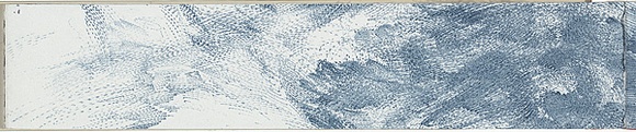 Artist: b'SCHMEISSER, Jorg' | Title: b'My first little book from the voyage to the ice on the Aurora Australis.' | Date: 1999 | Technique: b'engraving, printed in blue ink, from multiple polycarbonate sheets; watercolour, gouache and pencil' | Copyright: b'\xc2\xa9 J\xc3\xb6rg Schmeisser' Artist: b'SCHMEISSER, Jorg' | Title: b'My first little book from the voyage to the ice on the Aurora Australis.' | Date: 1999 | Technique: b'engraving, printed in blue ink, from multiple polycarbonate sheets; watercolour, gouache and pencil' | Copyright: b'\xc2\xa9 J\xc3\xb6rg Schmeisser'