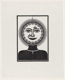 Artist: Groblicka, Lidia | Title: Icon | Date: 1988 | Technique: woodcut, printed in black ink, from one block