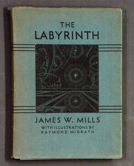 Artist: b'McGrath, Raymond.' | Title: b'The labyrinth and other poems by James W. Mills, foreword by Patrick Braybrooke, decorations by Raymond McGrath.' | Date: 1930 | Technique: b'8 wood engravings, printed in black each from one block' Artist: b'McGrath, Raymond.' | Title: b'The labyrinth and other poems by James W. Mills, foreword by Patrick Braybrooke, decorations by Raymond McGrath.' | Date: 1930 | Technique: b'8 wood engravings, printed in black each from one block'