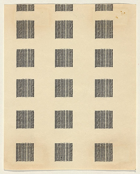 Title: b'Section B (Word situations) - 32 Possibilities: No. 13, 4(A)' | Date: (1970-71) | Technique: b'typewriter' Title: b'Section B (Word situations) - 32 Possibilities: No. 13, 4(A)' | Date: (1970-71) | Technique: b'typewriter'