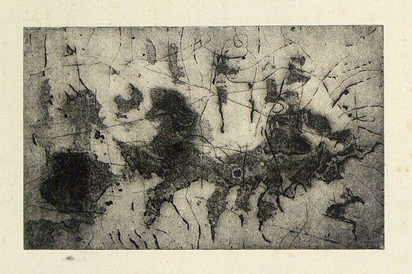 Artist: b'Allen, Joyce.' | Title: b'Archipelago.' | Date: 1962? | Technique: b'etching, aquatint printed with plate-tone, from one plate' Artist: b'Allen, Joyce.' | Title: b'Archipelago.' | Date: 1962? | Technique: b'etching, aquatint printed with plate-tone, from one plate'