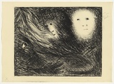 Artist: BOYD, Arthur | Title: The vision of the church on fire. | Date: (1965) | Technique: lithograph, printed in black ink, from one plate | Copyright: Reproduced with permission of Bundanon Trust