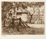 Artist: Stockfeld, R.H. | Title: The old well | Date: c.1935 | Technique: etching, printed in sepia ink, from one plate