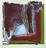 Artist: Morris, Robert J. | Title: (Series 89. no. 8) | Date: 1989 | Technique: lithograph, printed in colour from seven stones