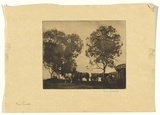 Artist: LEASON, Percy | Title: Evening. | Date: c.1920 | Technique: etching and aquatint, printed in black ink, from one plate | Copyright: Permission granted in memory of Percy Leason