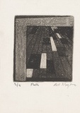 Artist: MEYER, Bill | Title: Path | Date: 1968 | Technique: etching and aquatint, printed in black ink, from one zinc plate | Copyright: © Bill Meyer