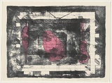 Artist: de Clario, Domenico. | Title: My home, inside water | Date: 1986 | Technique: lithograph, printed in black ink, from one stone, hand-coloured | Copyright: © Domenico de Clario. Licensed by VISCOPY, Australia