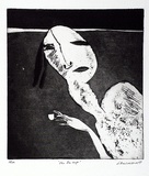 Artist: BALDESSIN, George | Title: The tea cup. | Date: 1967 | Technique: etching and aquatint, printed in black ink, from one plate