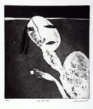 Artist: BALDESSIN, George | Title: The tea cup. | Date: 1967 | Technique: etching and aquatint, printed in black ink, from one plate