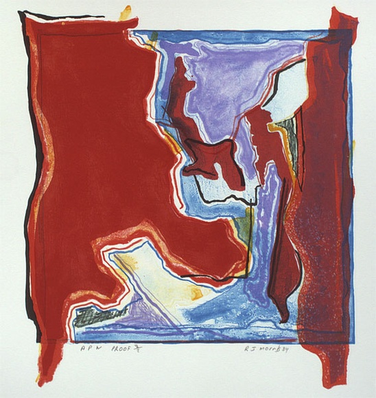 Artist: b'Morris, Robert J.' | Title: b'(Series 89. no. 2)' | Date: 1989 | Technique: b'lithograph, printed in colour from six stones' Artist: b'Morris, Robert J.' | Title: b'(Series 89. no. 2)' | Date: 1989 | Technique: b'lithograph, printed in colour from six stones'
