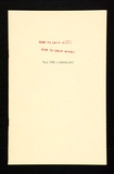 Artist: Todd, Geoff. | Title: How to draw books No. 2 - The landscape. | Date: 1978 | Technique: offset-lithograph and rubber stamps | Copyright: This work appears on screen courtesy of the artist and copyright holder